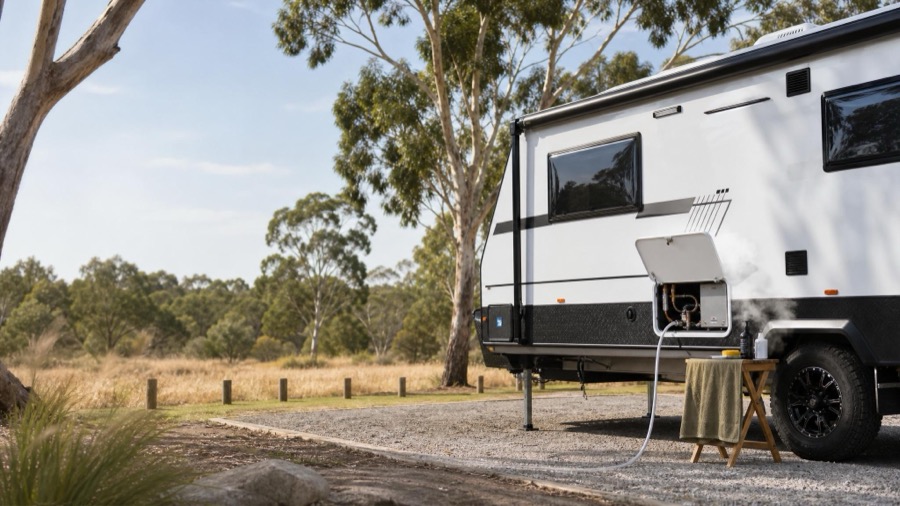 Caravan Hot Water System Hub
